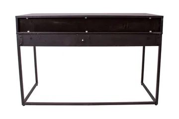 Nauerna Skrivebord 120 cm med Opbevaring 2 Skuffer - Egefarvet/Sort - Møbler - Borde - Kontorbord - Skrivebord