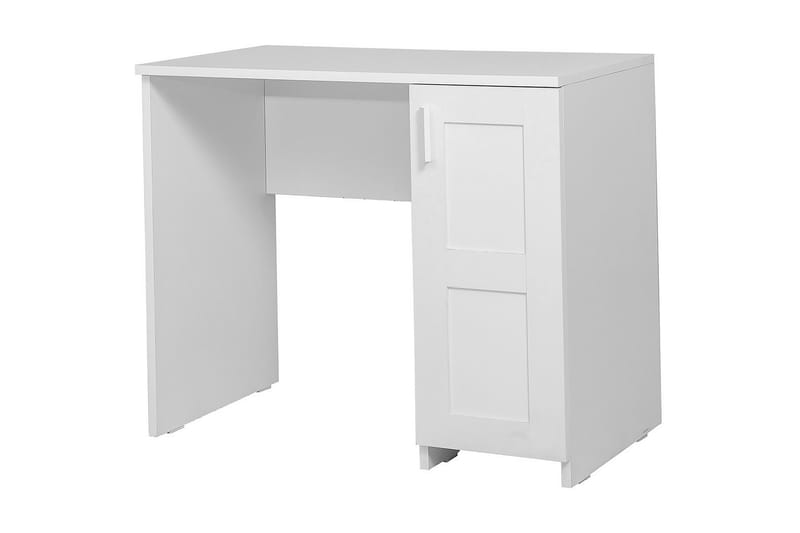 Nerlamane Skrivebord 90 cm med Opbevaring Skab - Hvid - Møbler - Borde - Kontorbord - Skrivebord