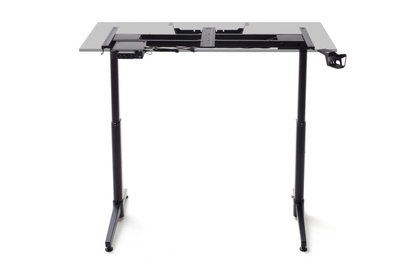 Nonya 7 Gaming Skrivebord 140 cm Hæve/Sænke T-ramme - Sort - Skrivebord - Computerbord - hæve-sænke-bord