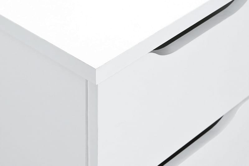Novalis Skrivebord 115 cm med Opbevaring Skuffe + Skab - Hvid - Skrivebord
