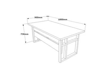Numandro Skrivebord 180 cm - Møbler - Borde - Kontorbord - Skrivebord