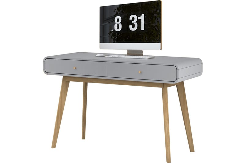 Olivet Skrivbord 120 cm - Grå - Møbler - Borde - Kontorbord - Skrivebord