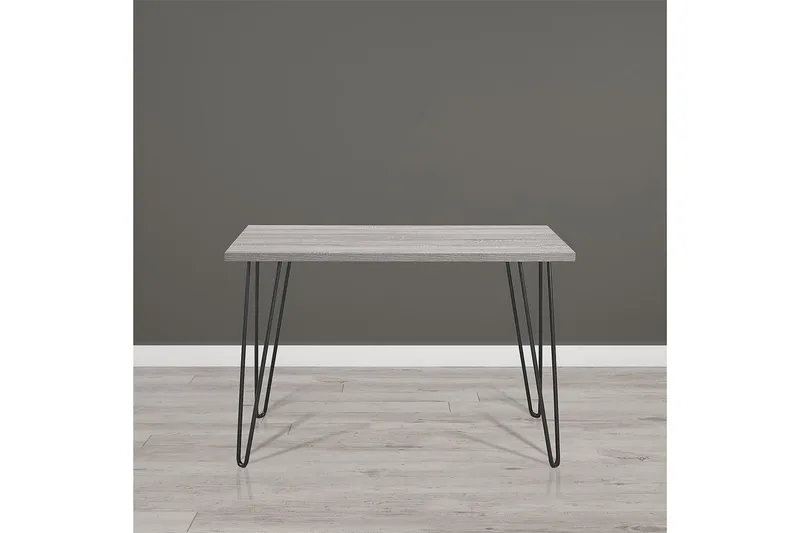 Owen Skrivebord 102 cm Grå/Sort - Dorel Home - Møbler - Borde - Kontorbord - Skrivebord