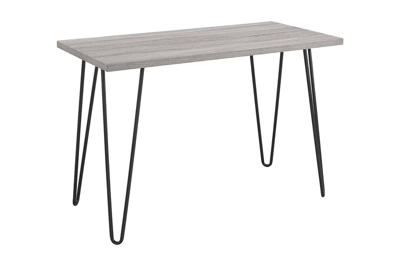 Owen Skrivebord 102 cm Grå/Sort - Dorel Home - Møbler - Borde - Kontorbord - Skrivebord