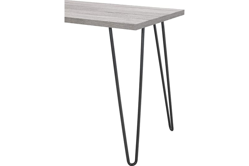 Owen Skrivebord 102 cm Grå/Sort - Dorel Home - Møbler - Borde - Kontorbord - Skrivebord