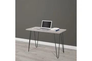 Owen Skrivebord 102 cm Grå/Sort - Dorel Home - Møbler - Borde - Kontorbord - Skrivebord