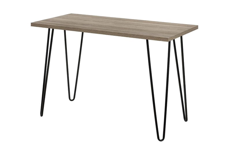 Owen Skrivebord 102 cm Natur/Sort - Dorel Home - Møbler - Borde - Kontorbord - Skrivebord