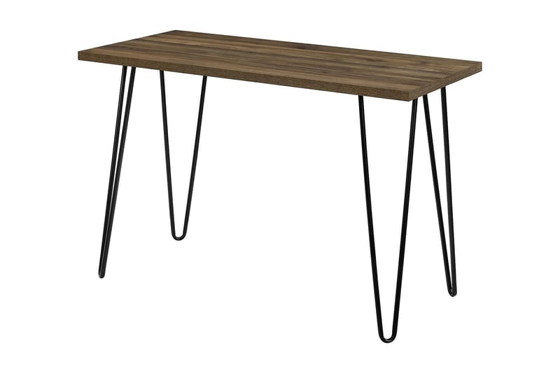 Owen Skrivebord 102 cm Valnøddebrun/Sort - Dorel Home - Møbler - Borde - Kontorbord - Skrivebord