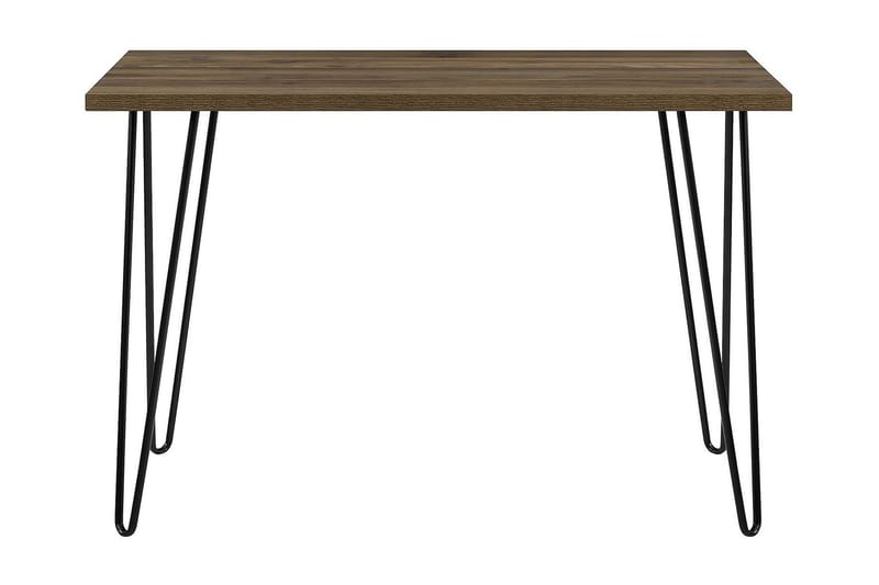 Owen Skrivebord 102 cm Valnøddebrun/Sort - Dorel Home - Møbler - Borde - Kontorbord - Skrivebord