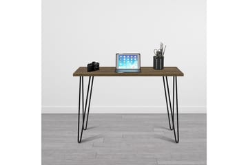 Owen Skrivebord 102 cm Valnøddebrun/Sort - Dorel Home - Møbler - Borde - Kontorbord - Skrivebord