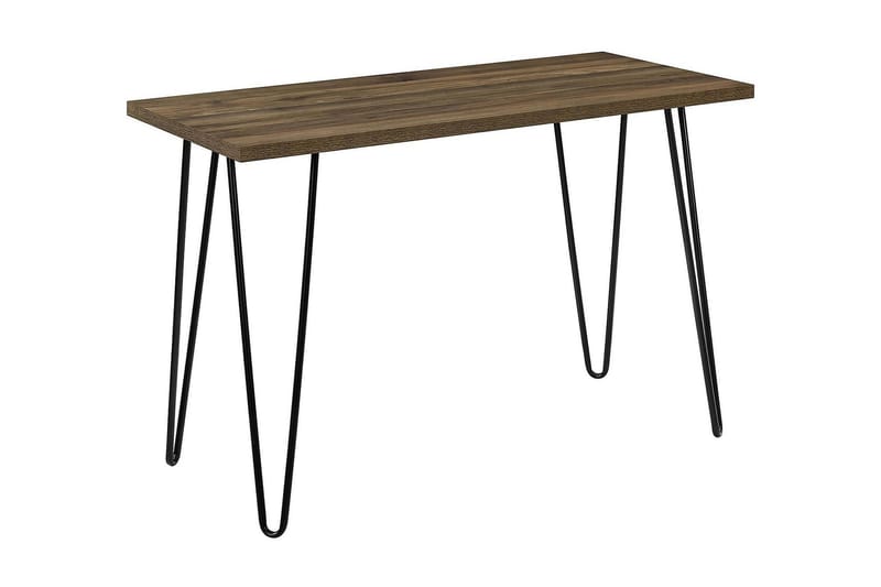 Owen Skrivebord 102 cm Valnøddebrun/Sort - Dorel Home - Møbler - Borde - Kontorbord - Skrivebord
