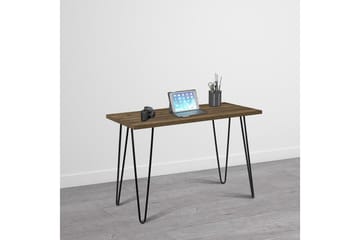 Owen Skrivebord 102 cm Valnøddebrun/Sort - Dorel Home - Møbler - Borde - Kontorbord - Skrivebord