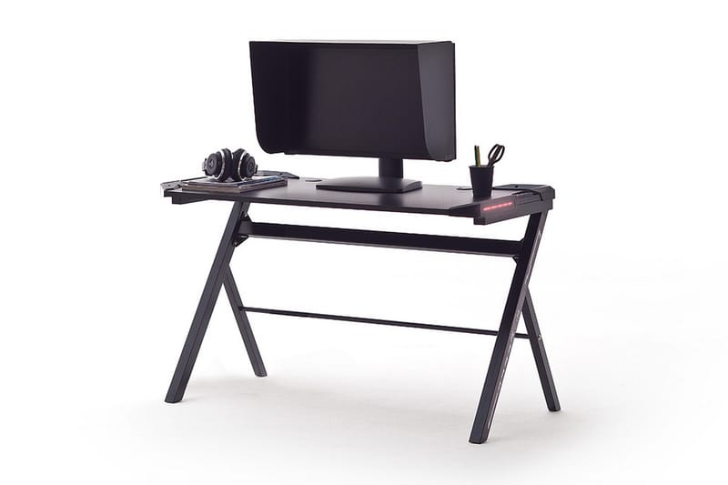 Pernia Basic 3 Gaming Skrivebord 120 cm - Sort - Skrivebord - Computerbord