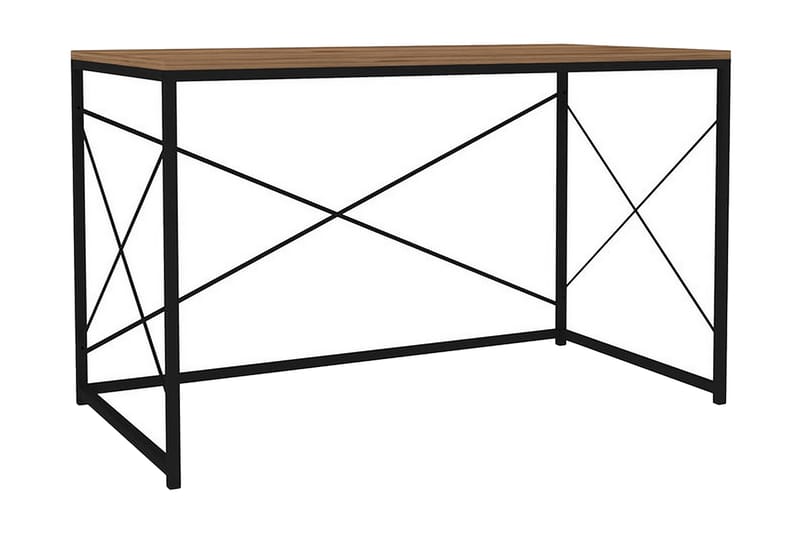 Piaam Skrivebord 121x72x121 cm - Brun - Møbler - Borde - Kontorbord - Skrivebord