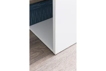 Shuping Skrivebord 120 cm med Opbevaring Hylder - Hvid - Møbler - Borde - Kontorbord - Skrivebord