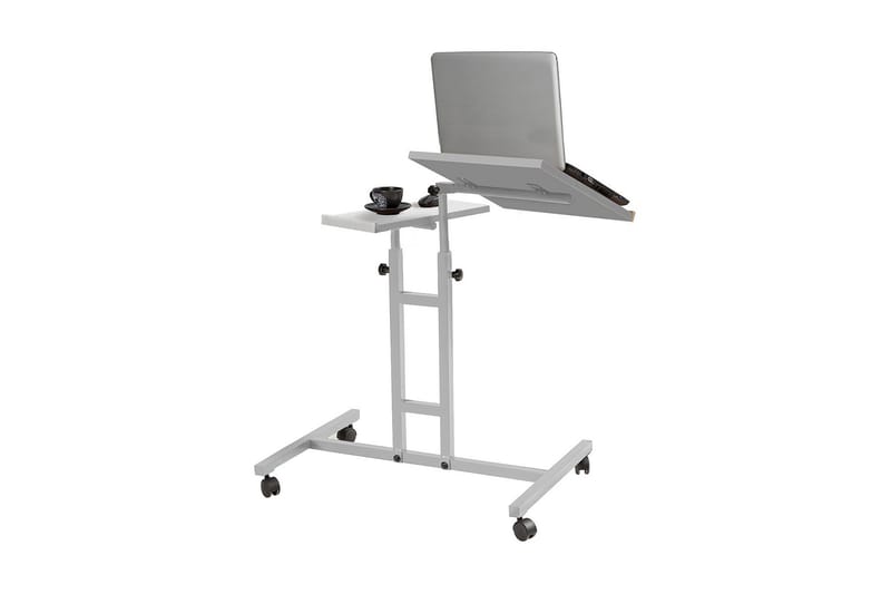 Similton Ståskrivebord 67 cm Tekst Stribet - Hvid - Møbler - Borde - Kontorbord - Skrivebord - hæve-sænke-bord