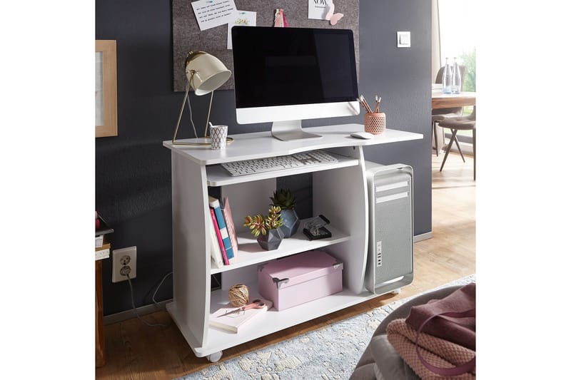 Skrivbord & datorbord Wohnling Vit - Møbler - Borde - Kontorbord - Skrivebord