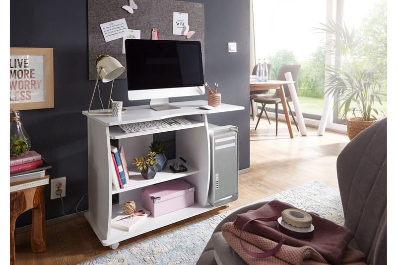 Skrivbord & datorbord Wohnling Vit - Møbler - Borde - Kontorbord - Skrivebord