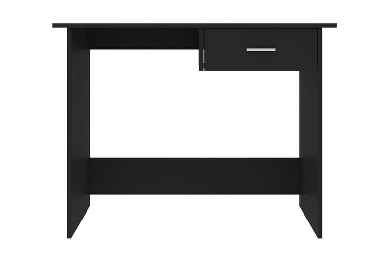 Skrivebord 100 x 50 x 76 cm spånplade sort - Sort - Skrivebord