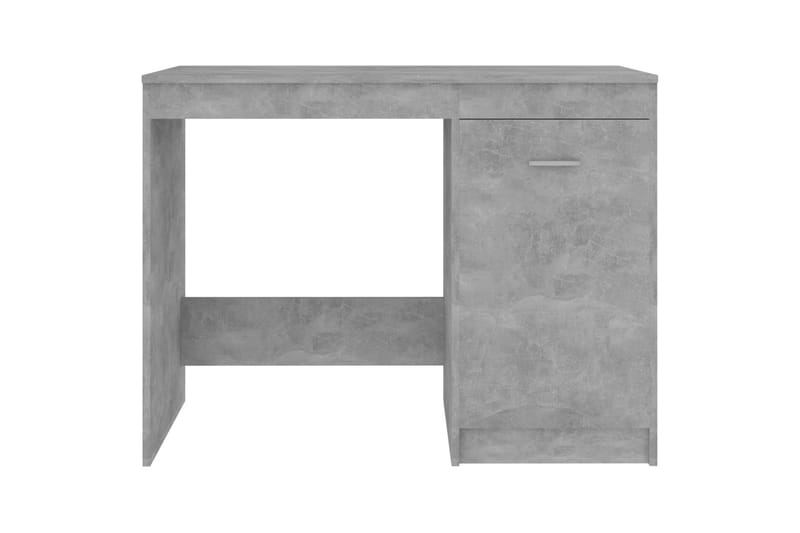 Skrivebord 100x50x76 cm Spånplade Betongrå - Grå - Møbler - Borde - Kontorbord - Skrivebord