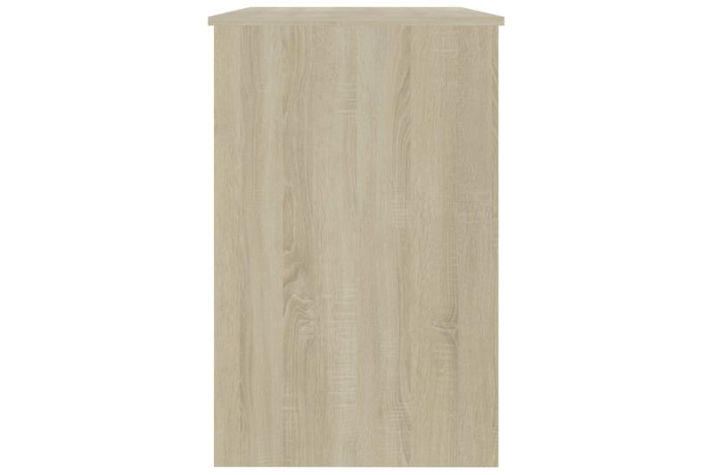 Skrivebord 100x50x76 cm Spånplade Sonoma-Eg - Brun - Møbler - Borde - Kontorbord - Skrivebord