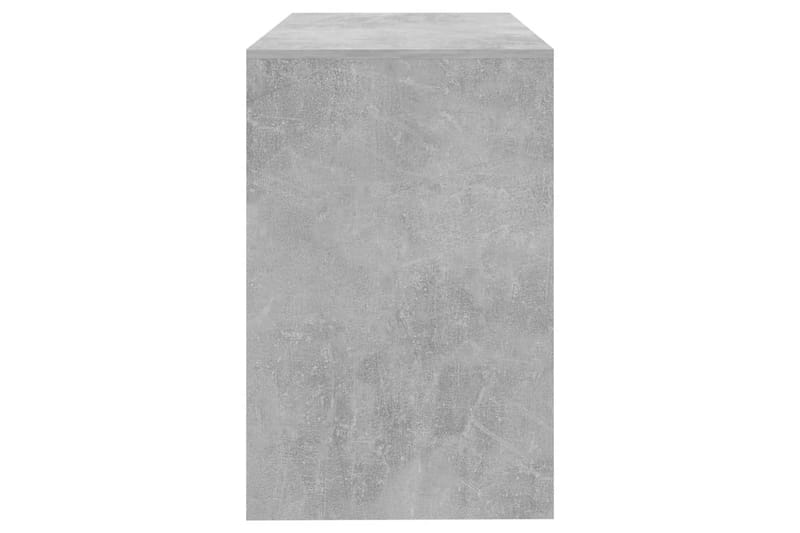 skrivebord 101x50x76,5 cm spånplade betongrå - Grå - Skrivebord