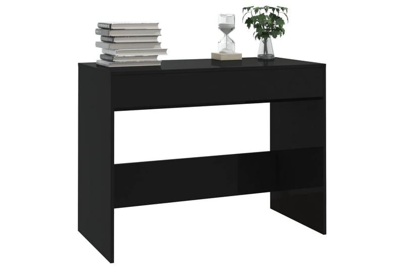 skrivebord 101x50x76,5 cm spånplade sort - Sort - Møbler - Borde - Kontorbord - Skrivebord