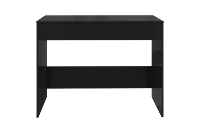 skrivebord 101x50x76,5 cm spånplade sort - Sort - Skrivebord