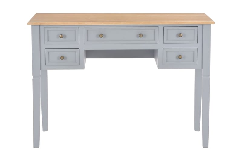 Skrivebord 109,5 X 45 X 77,5 Cm Træ Grå - Grå - Møbler - Borde - Kontorbord - Skrivebord