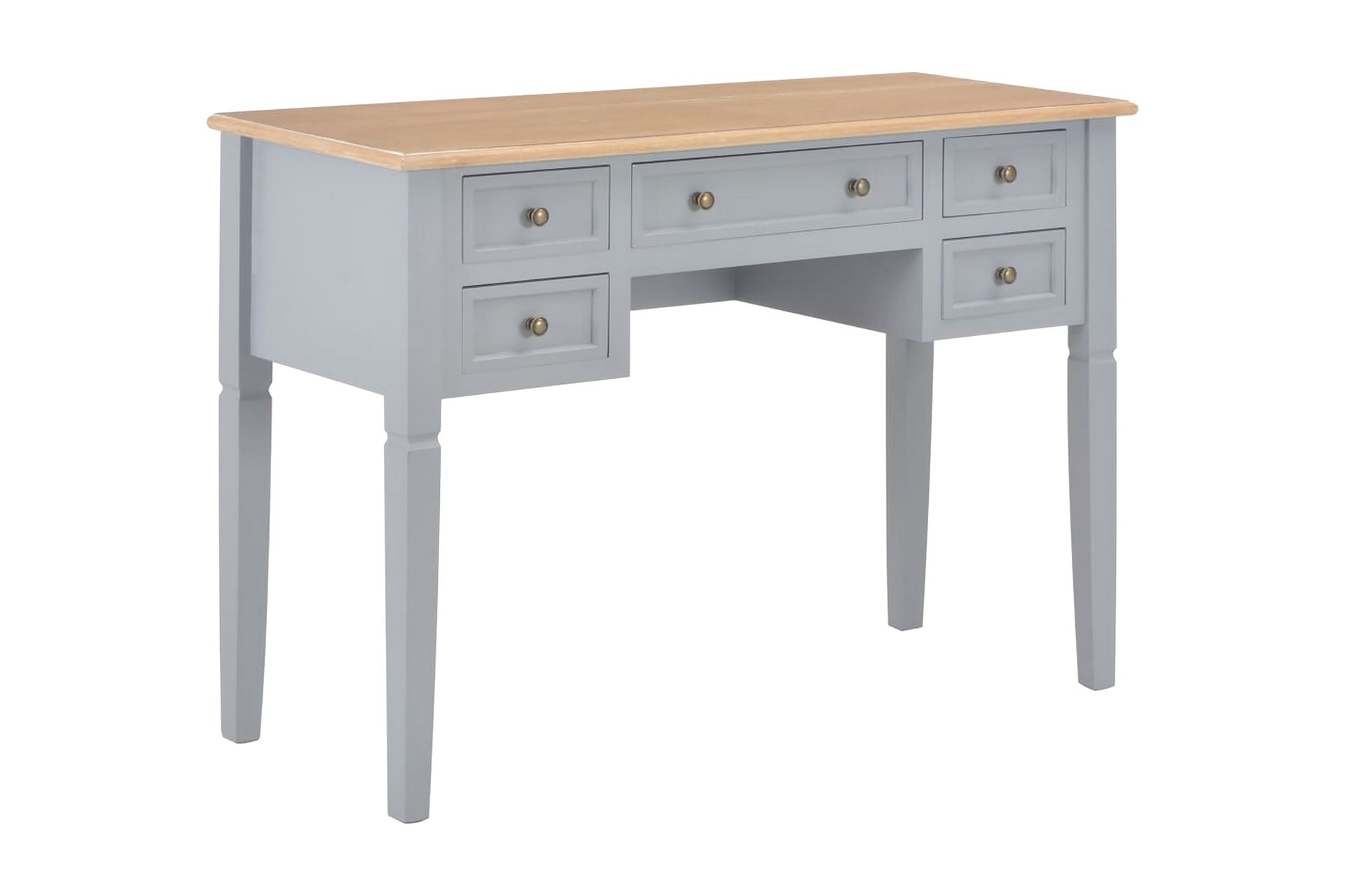 Skrivebord 109,5 X 45 X 77,5 Cm Træ Grå - Grå - Møbler - Borde - Kontorbord - Skrivebord