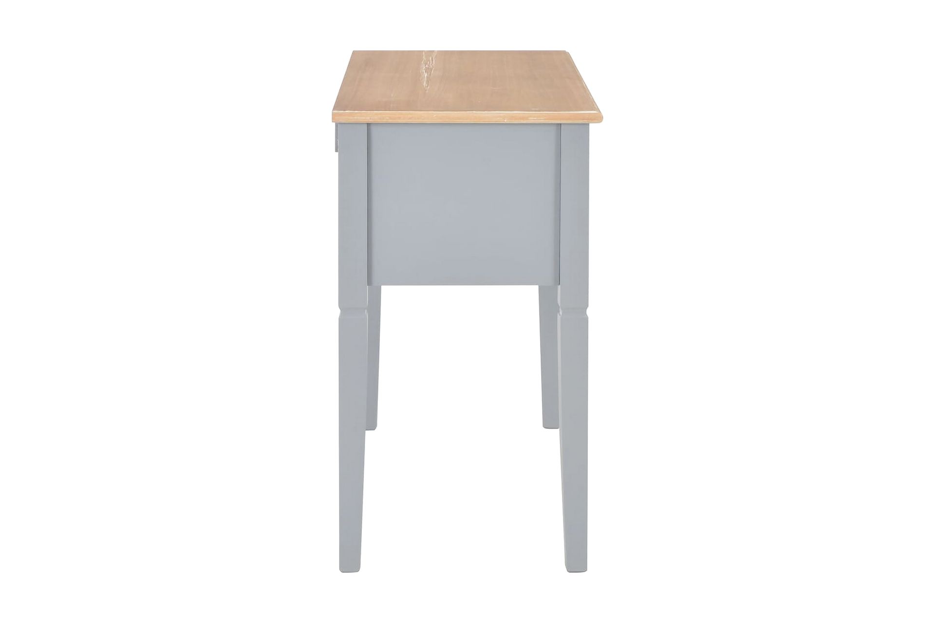 Skrivebord 109,5 X 45 X 77,5 Cm Træ Grå - Grå - Møbler - Borde - Kontorbord - Skrivebord