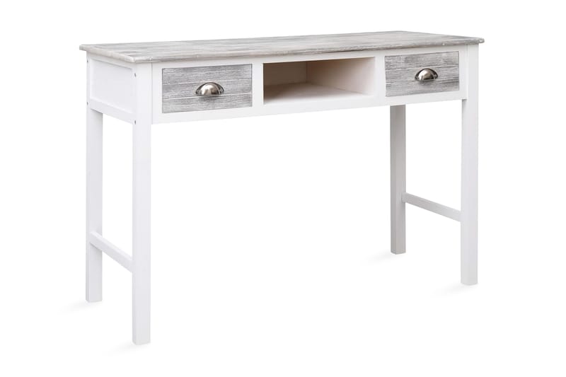 Skrivebord 110 X 45 X 76 Cm Træ Grå - Grå - Møbler - Borde - Kontorbord - Skrivebord