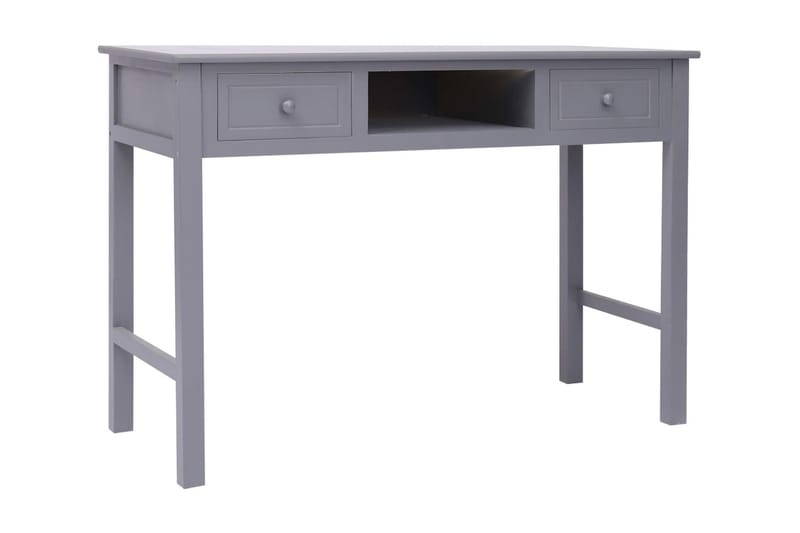 skrivebord 110 x 45 x 76 cm træ grå - Skrivebord