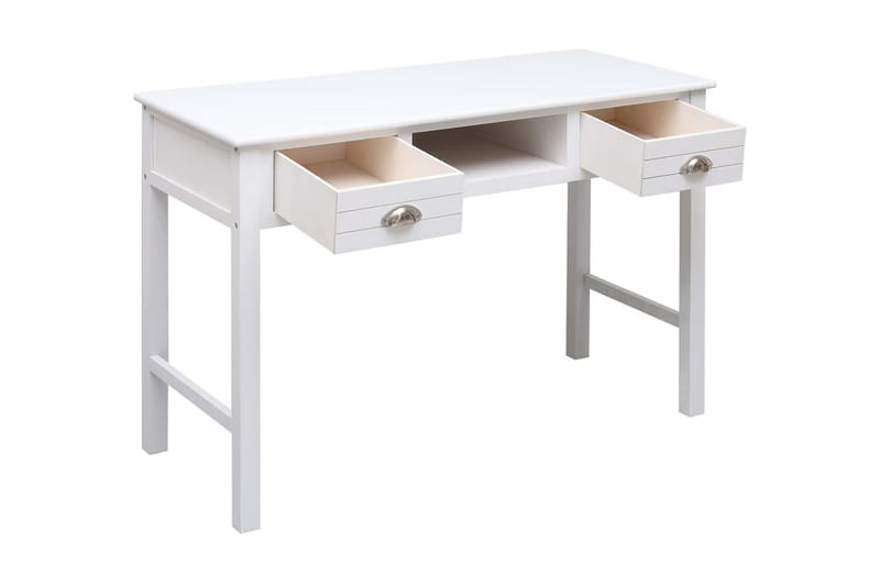 skrivebord 110 x 45 x 76 cm træ hvid - Skrivebord