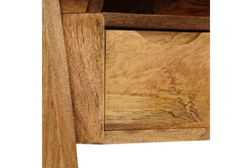 Skrivebord 110 X 50 X 76 Cm Massivt Mangotræ - Brun - Møbler - Borde - Kontorbord - Skrivebord