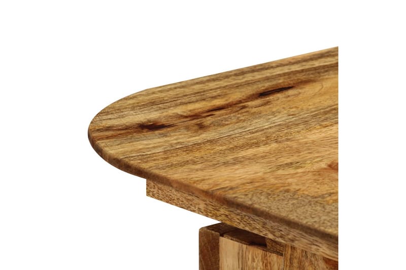 Skrivebord 110 X 50 X 76 Cm Massivt Mangotræ - Brun - Møbler - Borde - Kontorbord - Skrivebord
