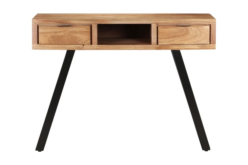 skrivebord 110x50x75 cm massivt akacietræ - Møbler - Borde - Kontorbord - Skrivebord