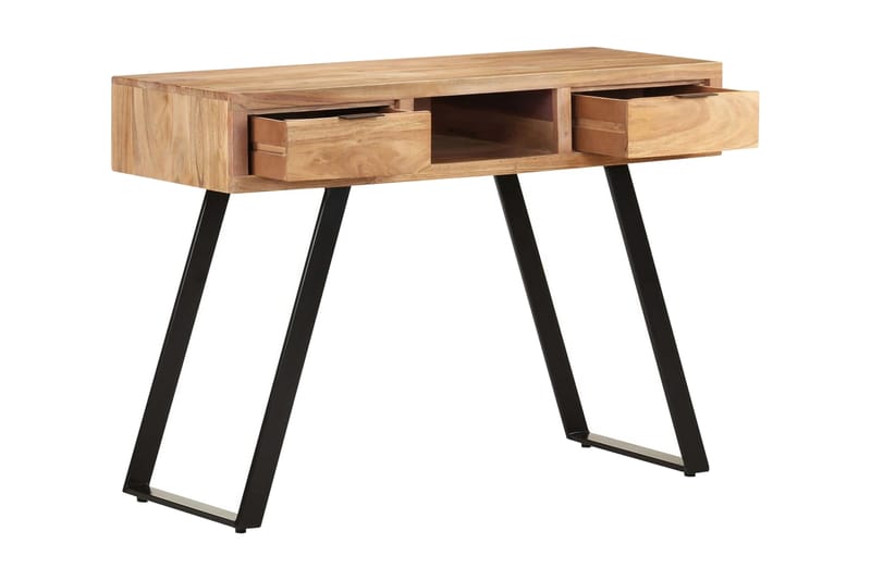 skrivebord 110x50x75 cm massivt akacietræ - Møbler - Borde - Kontorbord - Skrivebord