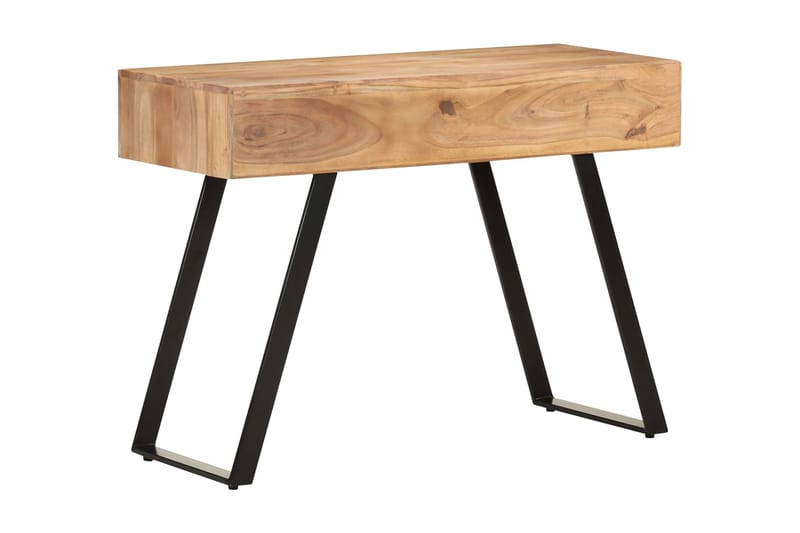 skrivebord 110x50x75 cm massivt akacietræ - Møbler - Borde - Kontorbord - Skrivebord