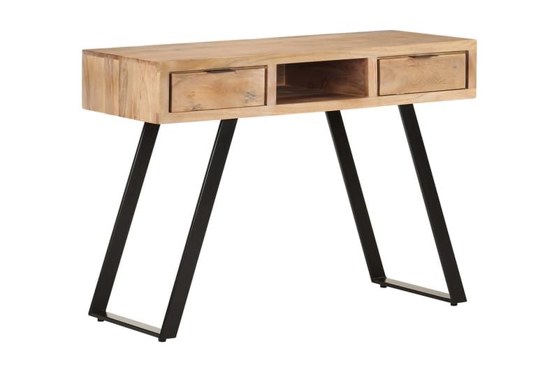 skrivebord 110x50x75 cm massivt akacietræ - Møbler - Borde - Kontorbord - Skrivebord