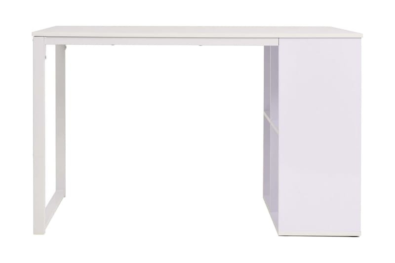 Skrivebord 120 X 60 X 75 Cm Hvid - Hvid - Skrivebord