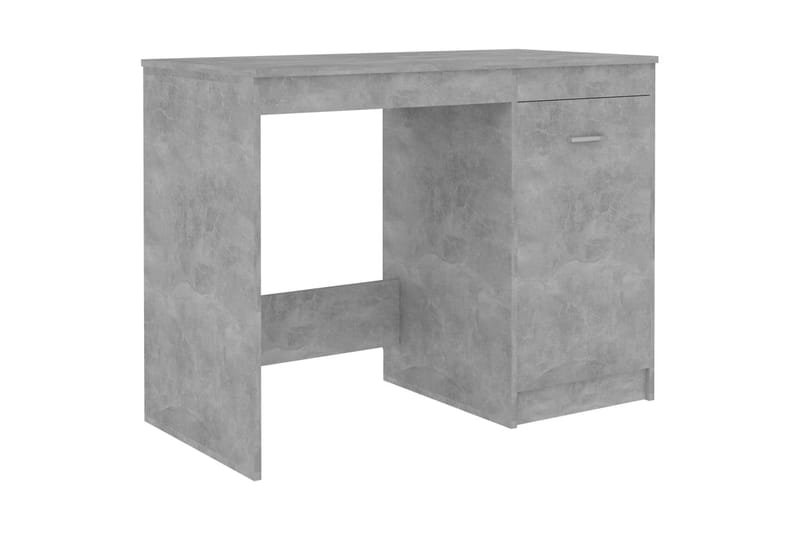 Skrivebord 140x50x76 cm Spånplade Betongrå - Grå - Møbler - Borde - Kontorbord - Skrivebord