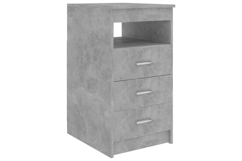 Skrivebord 140x50x76 cm Spånplade Betongrå - Grå - Møbler - Borde - Kontorbord - Skrivebord