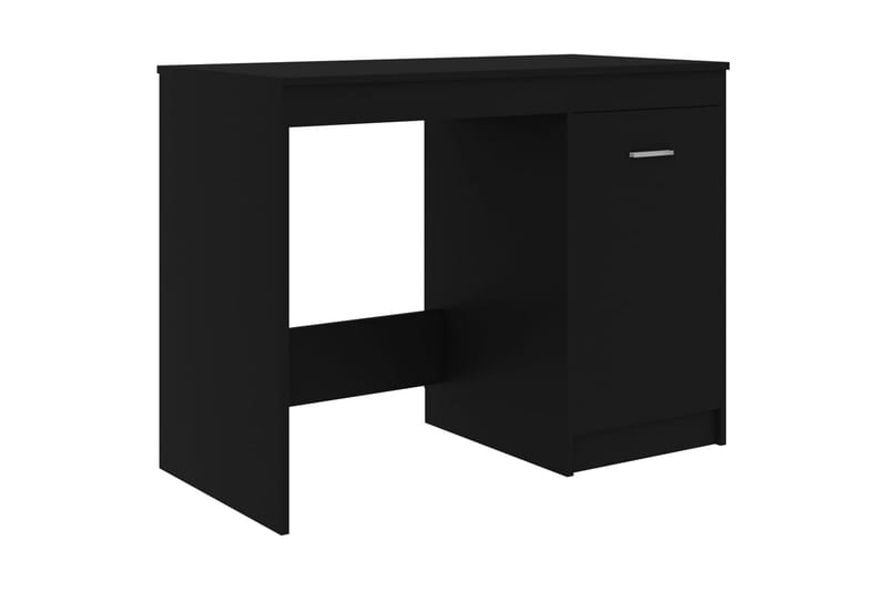 Skrivebord 140x50x76 cm Spånplade Sort - Sort - Møbler - Borde - Kontorbord - Skrivebord