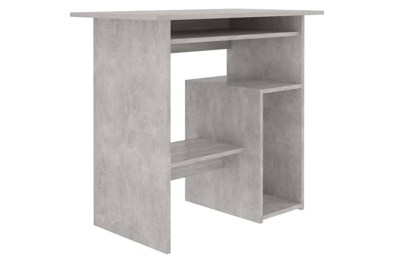 skrivebord 80 x 45 x 74 cm spånplade betongrå - Grå - Møbler - Borde - Kontorbord - Skrivebord