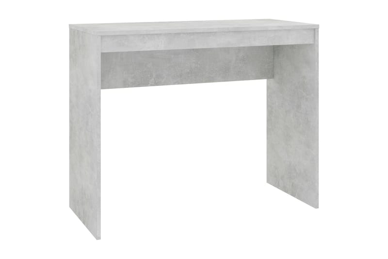 Skrivebord 90 x 40 x 72 cm spånplade betongrå - Grå - Skrivebord