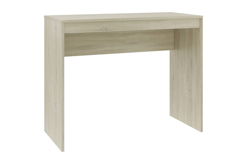 Skrivebord 90 x 40 x 72 cm spånplade sonoma-eg - Brun - Skrivebord