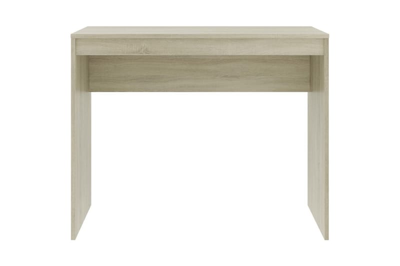 Skrivebord 90 x 40 x 72 cm spånplade sonoma-eg - Brun - Skrivebord