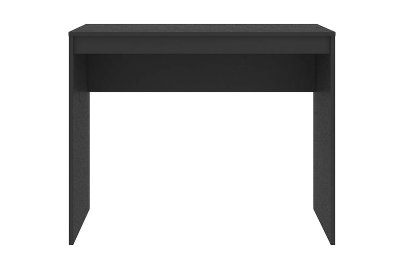Skrivebord 90 x 40 x 72 cm spånplade sort - Sort - Skrivebord