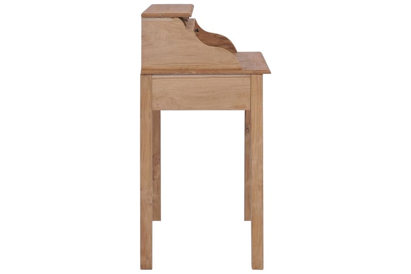 Skrivebord 90 X 50 X 100 Cm Massivt Teaktræ - Brun - Møbler - Borde - Kontorbord - Skrivebord